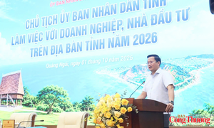 Quảng Ngãi: Rõ người, rõ việc, rõ thời hạn để gỡ vướng cho doanh nghiệp