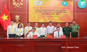 Cà Mau và Vietnam Post hợp tác mở rộng đầu ra cho nông sản