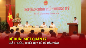Đề xuất siết quản lý giá thuốc, thiết bị y tế từ đầu vào