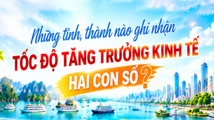 Infographic | Những tỉnh, thành nào ghi nhận tốc độ tăng trưởng kinh tế hai con số?
