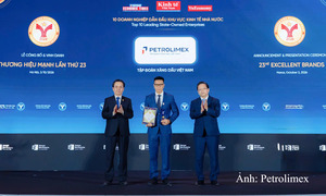 Petrolimex được vinh danh doanh nghiệp dẫn đầu khu vực kinh tế nhà nước