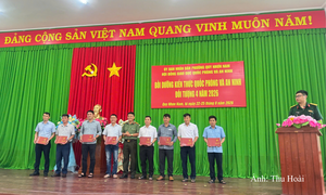 Thủy điện An Khê - Ka Nak bồi dưỡng kiến thức quốc phòng, an ninh cho người lao động