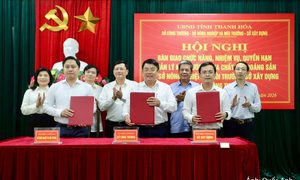 Sở Công Thương Thanh Hóa tiếp nhận chức năng quản lý nhà nước về địa chất và khoáng sản