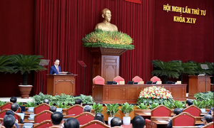 Thông báo Hội nghị lần thứ tư Ban Chấp hành Trung ương Đảng khóa XIV