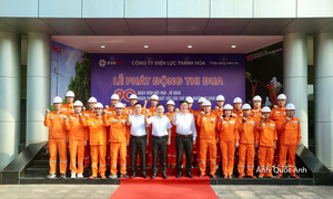 Điện lực Thanh Hóa phát động thi đua '90 ngày đêm - Đột phá - Về đích'