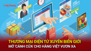 Thương mại điện tử xuyên biên giới mở 'cánh cửa' cho hàng Việt vươn xa