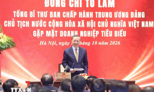 Tổng Bí thư, Chủ tịch nước Tô Lâm: Doanh nghiệp vững mạnh góp phần bồi đắp sức mạnh quốc gia