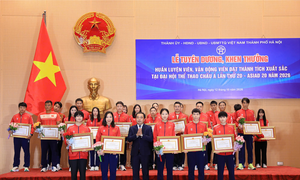 Hà Nội khen thưởng vận động viên xuất sắc tại ASIAD 20