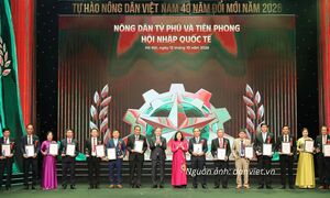 Vinh danh 96 nông dân Việt Nam xuất sắc 40 năm Đổi mới