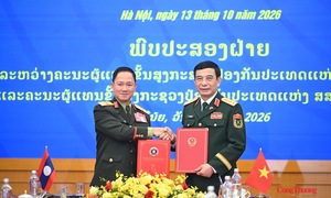 Việt Nam - Lào: Ký kết Kế hoạch hợp tác quốc phòng năm 2027