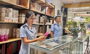 Thái Nguyên tăng cường kiểm tra, xử lý vi phạm kinh doanh mỹ phẩm