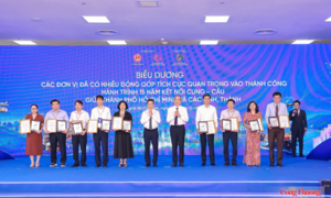 Gian hàng Nghệ An tạo điểm nhấn tại Hội nghị kết nối cung cầu ở TP. Hồ Chí Minh
