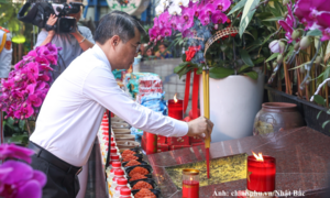Thủ tướng Lê Minh Hưng dự Lễ viếng, truy điệu và an táng 731 hài cốt liệt sĩ tại Công viên Lê Thị Riêng