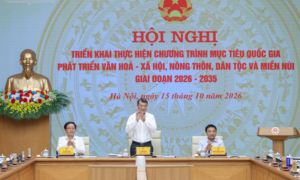 Thủ tướng Lê Minh Hưng chủ trì Hội nghị triển khai Chương trình mục tiêu quốc gia phát triển văn hóa - xã hội, nông thôn, dân tộc miền núi