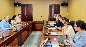 Cục Khoa học, Công nghệ và Chuyển đổi số làm việc với đoàn công tác Thụy Điển