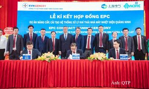 Ký hợp đồng EPC nâng cấp hệ thống xử lý khí thải Nhiệt điện Quảng Ninh