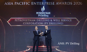 PV Drilling được APEA 2026 vinh danh 'Doanh nghiệp quản trị bền vững và minh bạch'