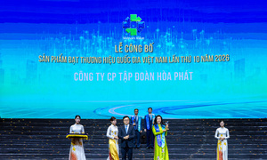 Hòa Phát 8 lần liên tiếp nhận chứng nhận Thương hiệu quốc gia 