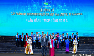 SeABank lần thứ 4 liên tiếp được vinh danh Thương hiệu quốc gia