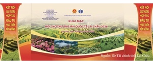 Hội chợ Thương mại quốc tế Lai Châu 2026: Mở rộng cơ hội giao thương