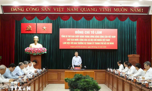 Tổng Bí thư, Chủ tịch nước Tô Lâm: Thành phố Hồ Chí Minh tiếp tục đổi mới tư duy tự chủ, nâng cao năng lực thực thi