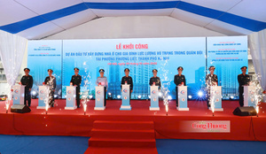 Khởi công dự án nhà ở cho gia đình quân nhân hơn 1.000 tỷ đồng