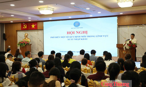 Hoàn thiện khung pháp lý, tạo thuận lợi cho hoạt động xuất nhập khẩu