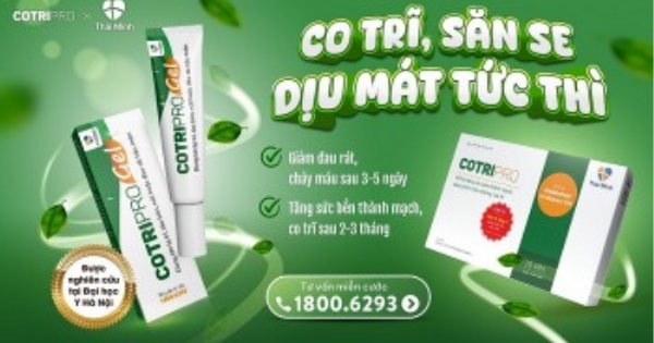 Công bố nghiên cứu tác dụng hỗ trợ điều trị trĩ của CotriPro tại Đại ...