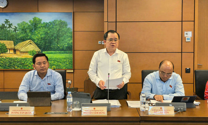 Đại biểu Nguyễn Tâm Hùng (Đoàn Bà Rịa - Vũng Tàu). Ảnh: Thu Hường