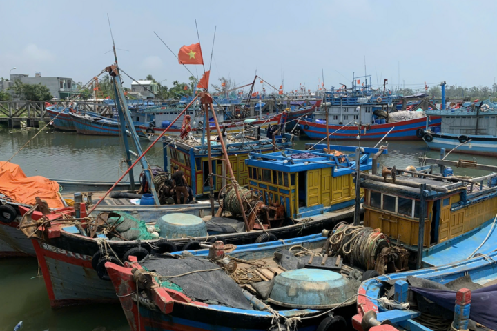 Các tỉnh, thành miền Trung kêu gọi tàu thuyền chủ động tránh bão số 1. Ảnh: Vũ Lê