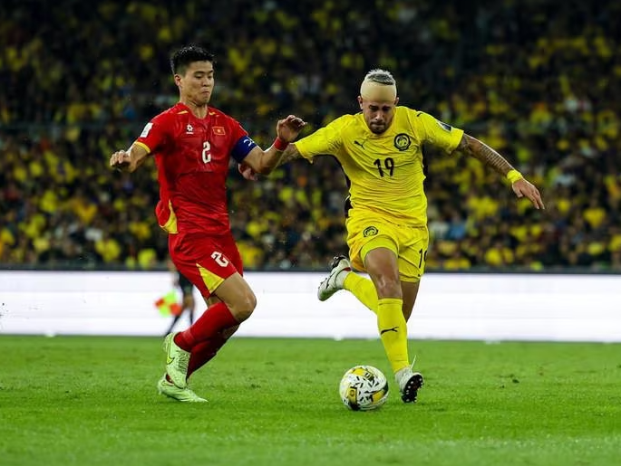 Đội tuyển Việt Nam gặp khó trong cuộc đua giành vé vào vòng chung kết Asian Cup 2027. Ảnh: FAM