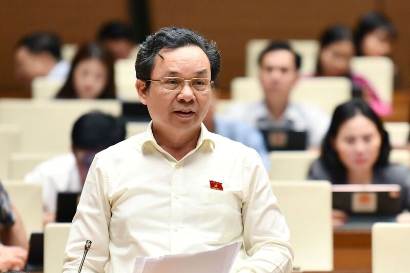 Đại biểu Hoàng Văn Cường - Đoàn TP. Hà Nội. Ảnh: QH