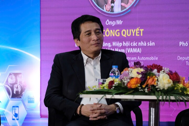 Ông Đào Công Quyết, đại diện Hiệp hội các nhà sản xuất ô tô Việt Nam (VAMA). Ảnh: Lê An