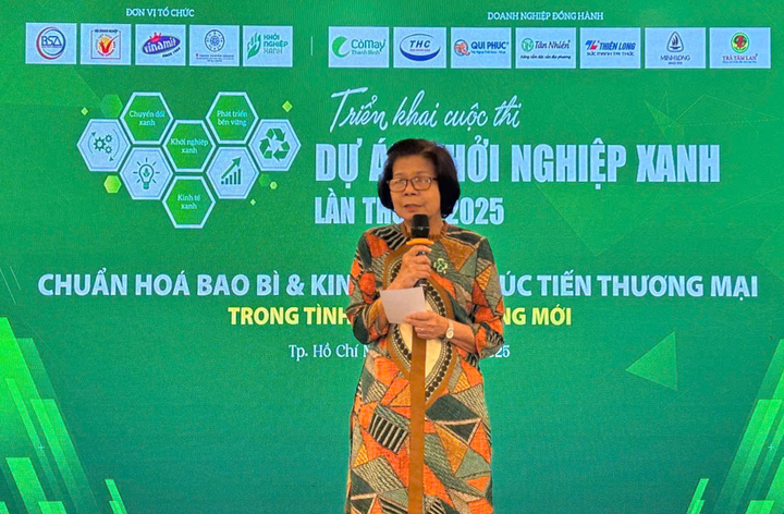 Bà Vũ Kim Hạnh - Chủ tịch Hội Doanh nghiệp Hàng Việt Nam chất lượng cao, Giám đốc Trung tâm BSA. Ảnh: Minh Khuê