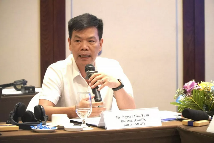 Ông Nguyễn Hữu Tuấn - Giám đốc Trung tâm Phát triển thương mại điện tử và công nghệ số (Cục Thương mại điện tử và Kinh tế số, Bộ Công Thương). Ảnh: Cục TMĐT&KTS