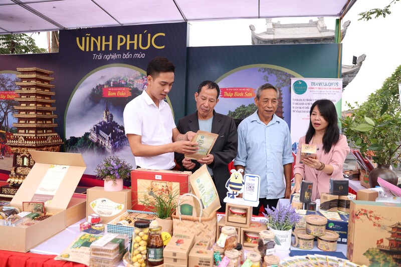 Vĩnh Phúc chú trọng quảng bá cho sản phẩm địa phương (Ảnh: Cổng Thông tin điện tử Vĩnh Phúc)