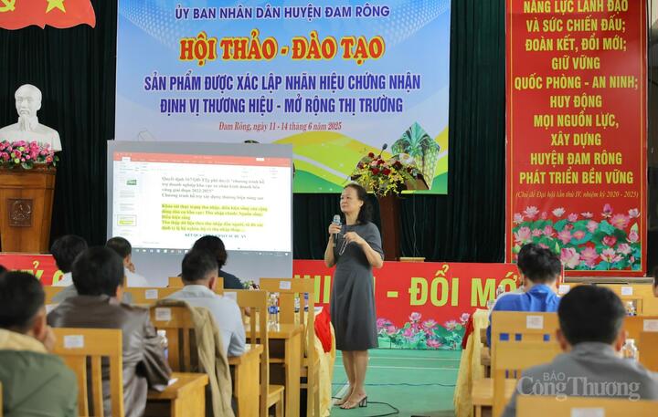 Hội thảo đào tạo với chủ đề “Sản phẩm được xác lập nhãn hiệu chứng nhận: Định vị thương hiệu – Mở rộng thị trường”