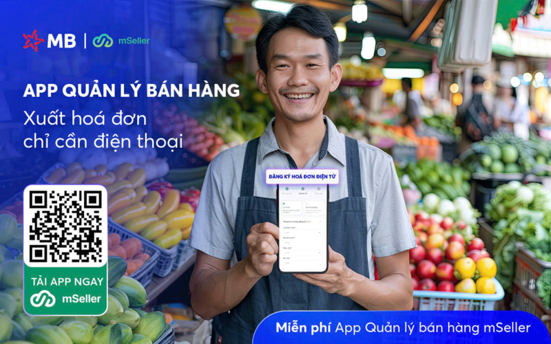 “mSeller – App quản lý bán hàng, xuất hóa đơn, chỉ cần điện thoại”