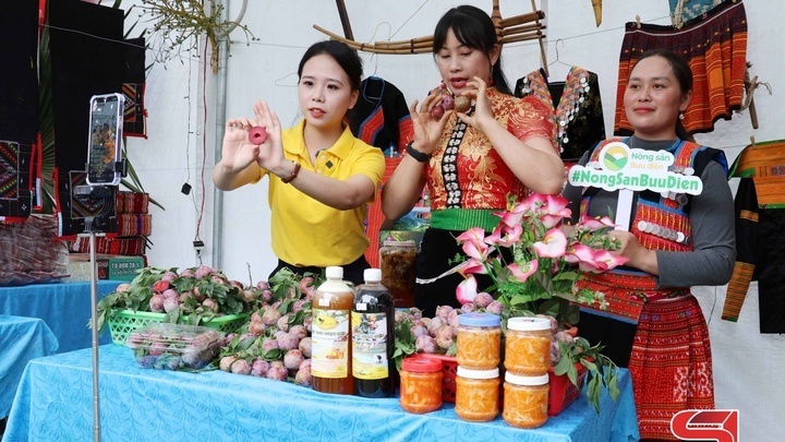 Phiên Mega Live giúp quảng bá, tiêu thụ nông sản (Ảnh: Báo Sơn La)