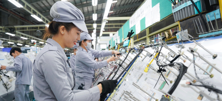 Tháng 5/2025, xuất khẩu phương tiện vận tải và phụ tùng của Việt Nam đã mang về hơn 1,4 tỷ USD, tăng 5% so với tháng trước. Ảnh minh họa