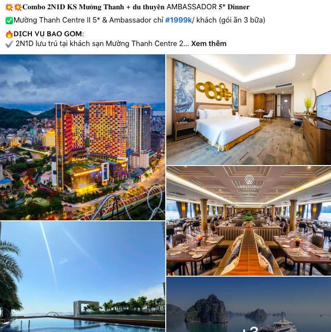 Ông Phú khuyên rằng khi quyết định "xuống tiền" đặt tour phải tìm hiểu rõ thông tin doanh nghiệp cung cấp dịch vụ, so sánh giá với các đơn vị lữ hành để tránh. Ảnh chụp màn hình