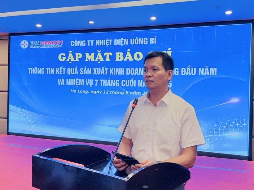 Ông Đỗ Trung Kiên - Giám đốc Công ty Nhiệt điện Uông Bí. Ảnh: NĐUB