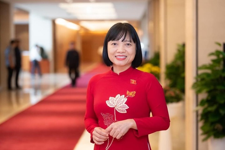 Đại biểu Nguyễn Việt Nga (Đoàn Hải Dương). Ảnh: CTV