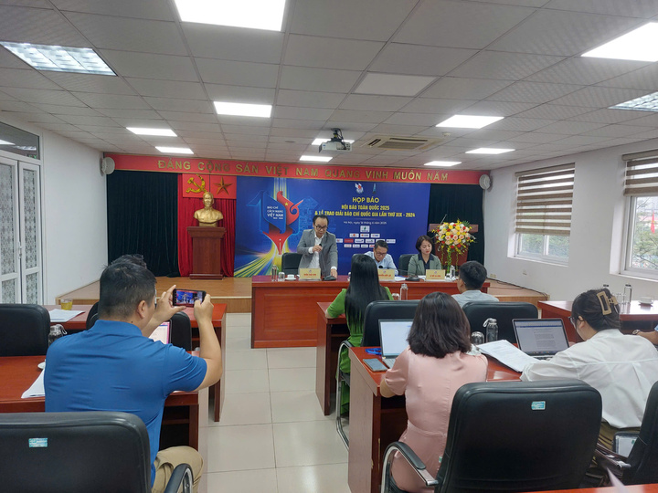 Họp báo về hai sự kiện quan trọng của báo chí thời gian tới (Ảnh: Phương Lan)