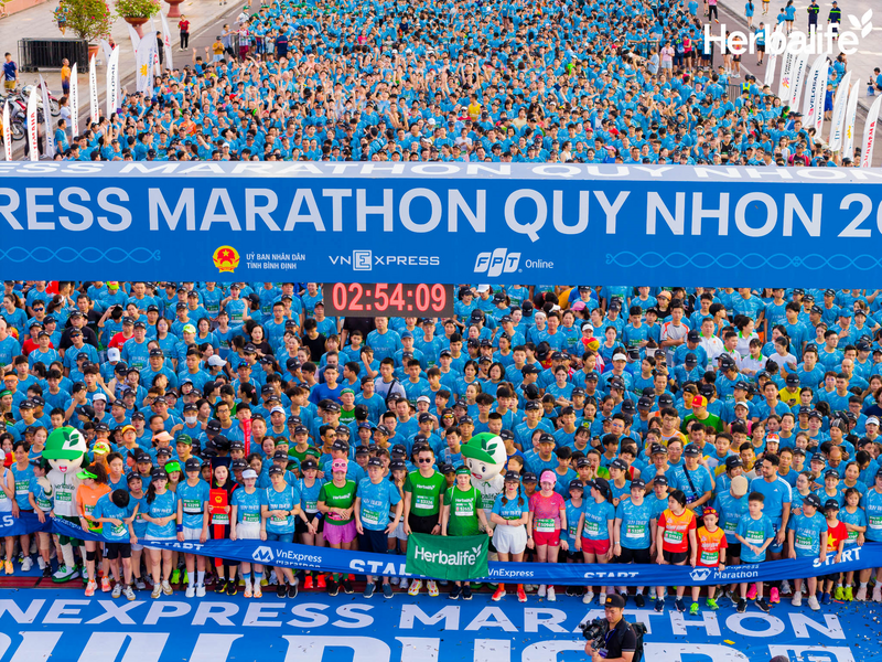 Herbalife đồng hành cùng Vnexpress Marathon Quy Nhơn lần thứ 3 liên tiếp