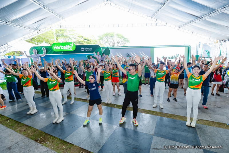 Herbalife luôn khuyến khích lối sống năng động thông qua tập luyện thể thao hàng ngày