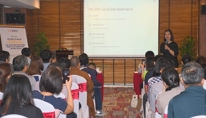 Bà Nguyễn Cẩm Chi - Giám đốc Khối tư vấn phát triển bền vững, Công ty MCG Management Consulting. Ảnh: Thanh Minh