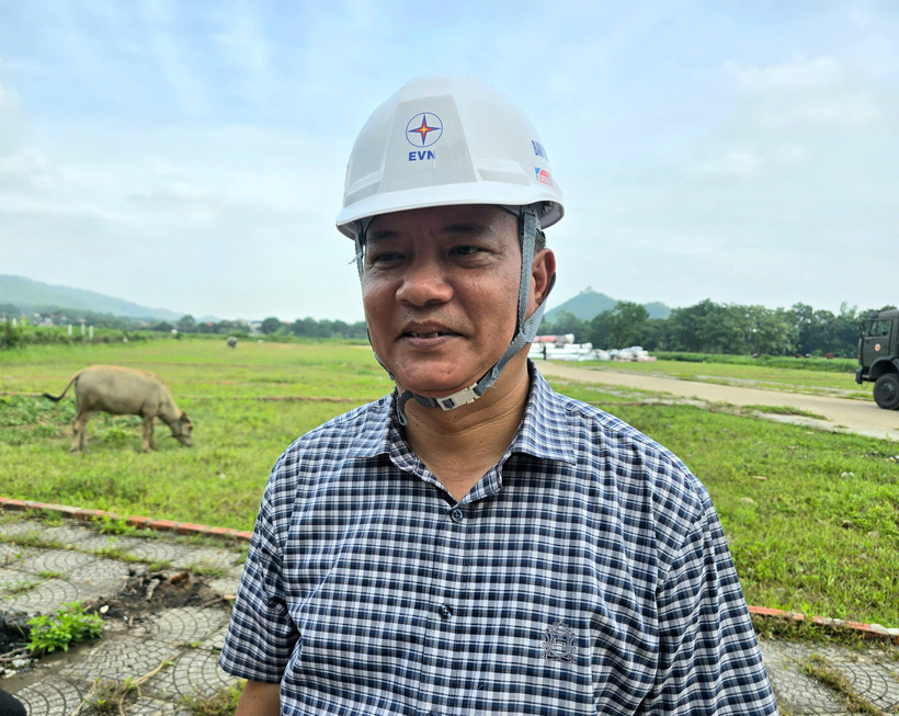 Ông Phan Hồ Quang- Phó Giám đốc Ban Quản lý dự án Điện 1. Ảnh: Thu Hường