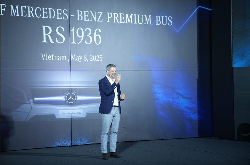 Ông Harald Schmid - Giám đốc Điều hành Daimler Truck Đông Nam Á phát biểu tại chương trình