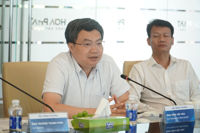 Ông Trần Việt Hòa, Cục trưởng Cục Công nghiệp (Ảnh: Vũ Lê)